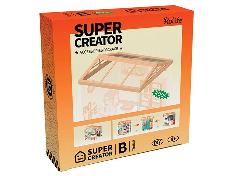 Accessoire Super Creator Toit pour maquette DIY Serie B - Rolife