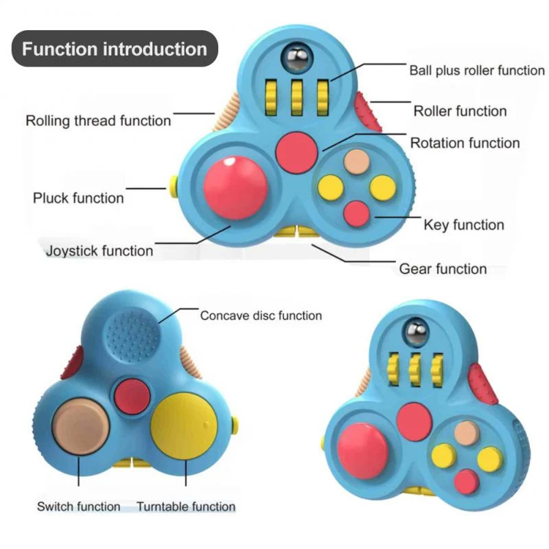 Fidget Pad antistress orange