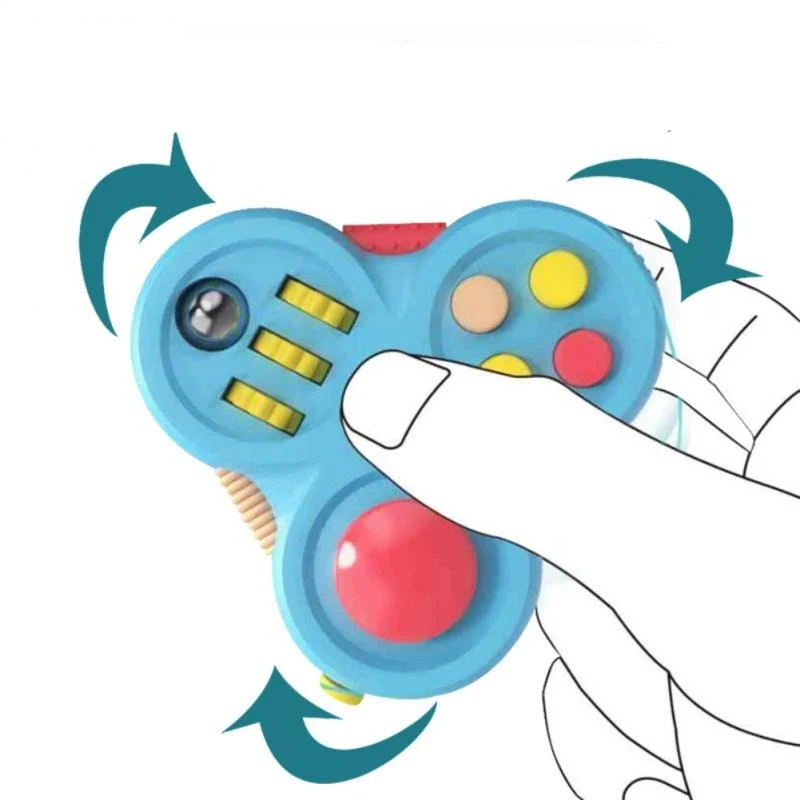 Fidget Pad antistress bleu