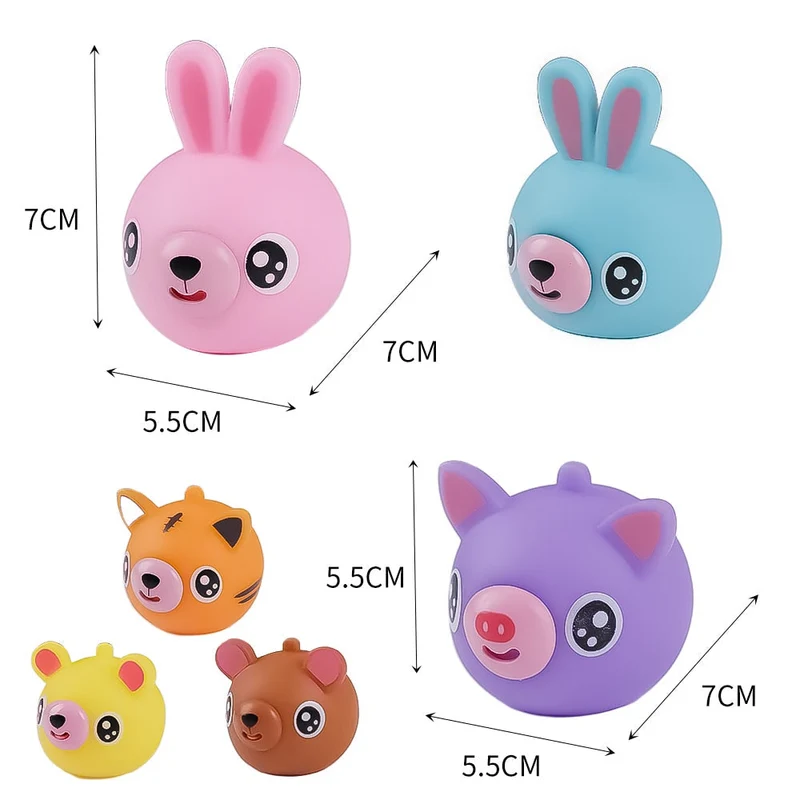 Balle antistress Cutty's lapin rose