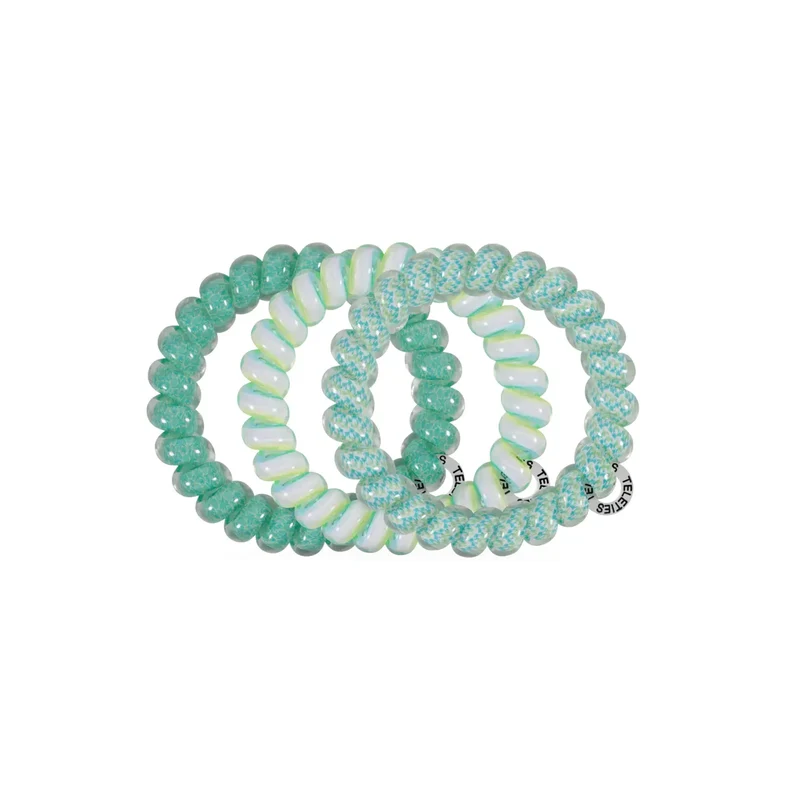 Teleties Large Hair Tie Coil 3-Pack By The Sea Shore