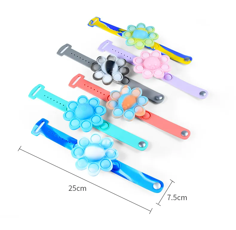 Bracelet anti-stress Pop-it Lumineux