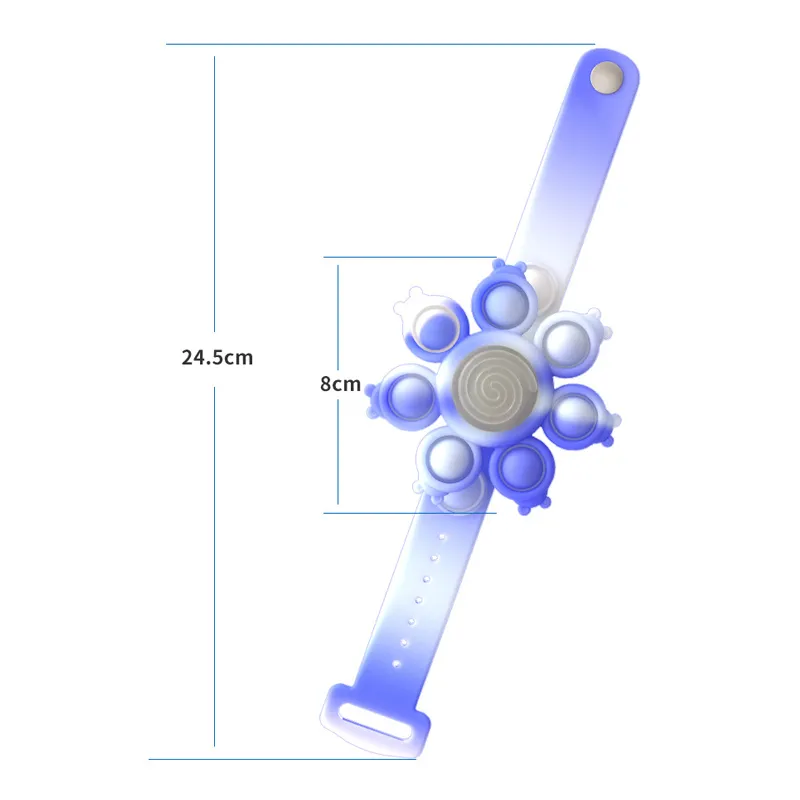 Bracelet anti-stress Pop-it Lumineux