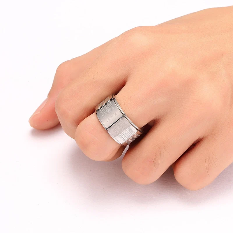 Bague anti-stress homme