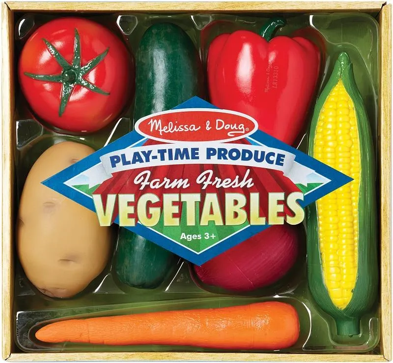 Melissa & Doug Play Time Produce Farm Fresh Vegetables / Temps de jeu et production: légumes frais de la ferme