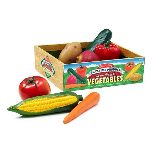 Melissa & Doug Play Time Produce Farm Fresh Vegetables / Temps de jeu et production: légumes frais de la ferme