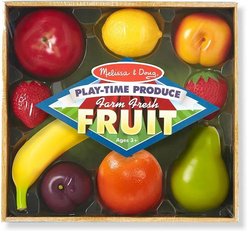Melissa & Doug Play Time Produce Farm Fresh Fruit / Temps de jeu et production: Fruits frais de la ferme