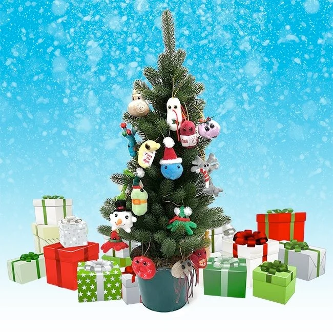 Giantmicrobes Germ Ornaments
