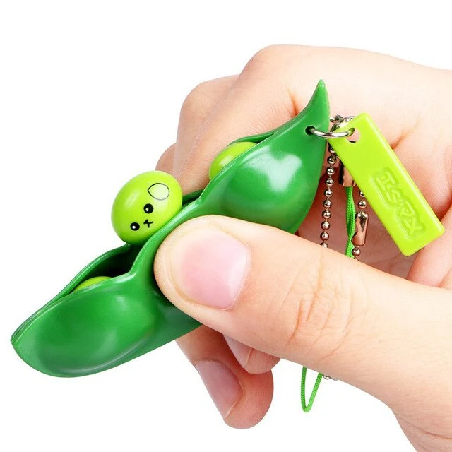 Porte-clé Petit Pois Anti-Stress