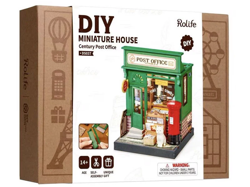 Pièce miniature Century Post Office DIY - Rolife