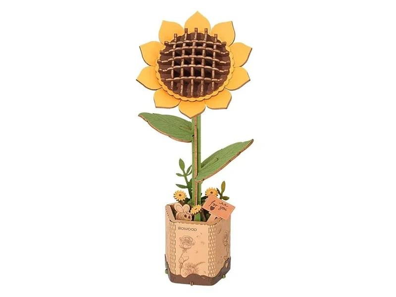 Maquette fleur miniature - Tournesol (Sunflower) - Rowood