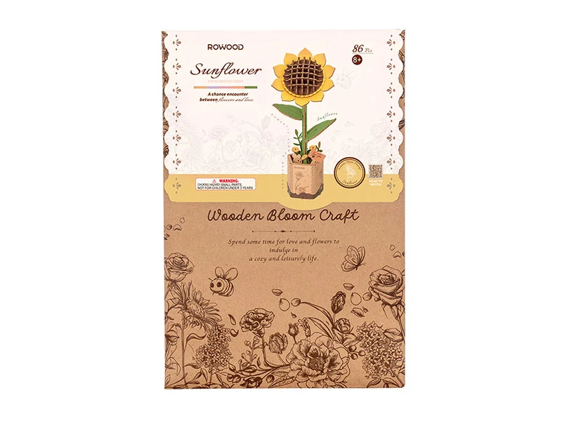 Maquette fleur miniature - Tournesol (Sunflower) - Rowood