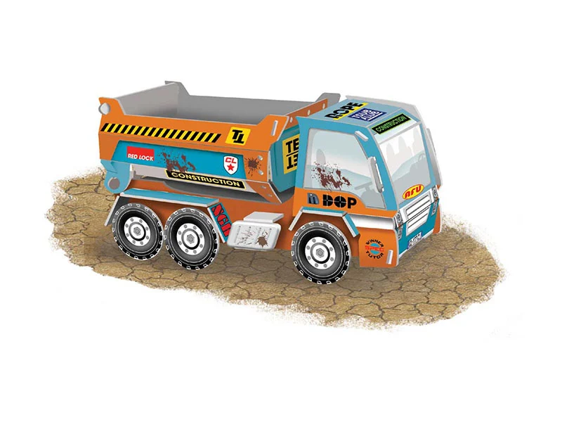 Maquettes Déco Engins de chantier - Créa Lign'