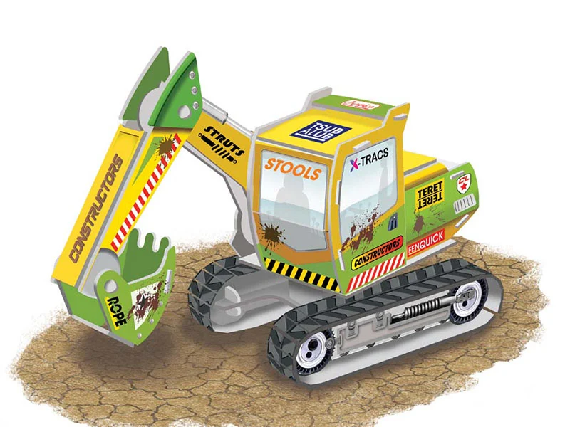 Maquettes Déco Engins de chantier - Créa Lign'