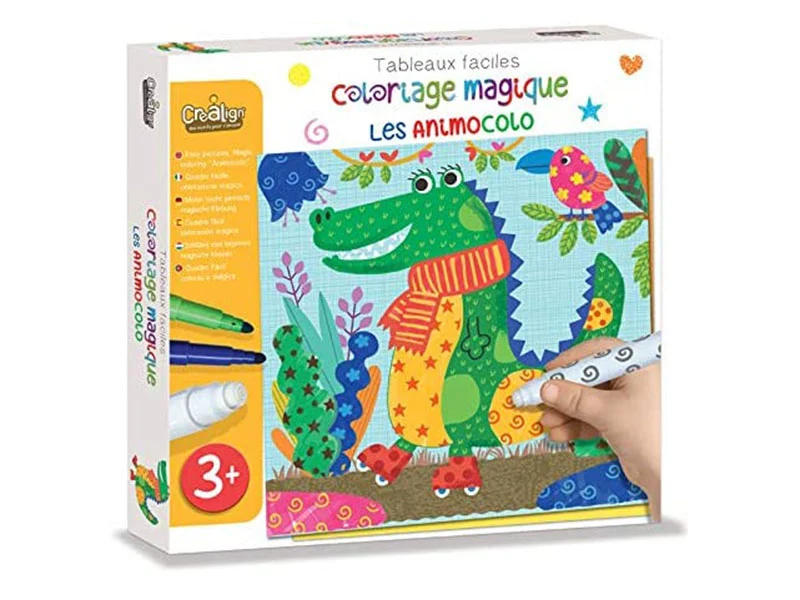 Coloriage magique - Tableau à créer Animocolo - Créa Lign'