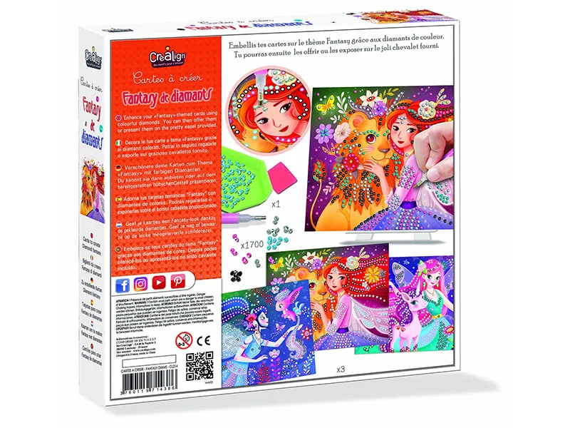 Fantasy de diamants Cartes à créer - Créa Lign'