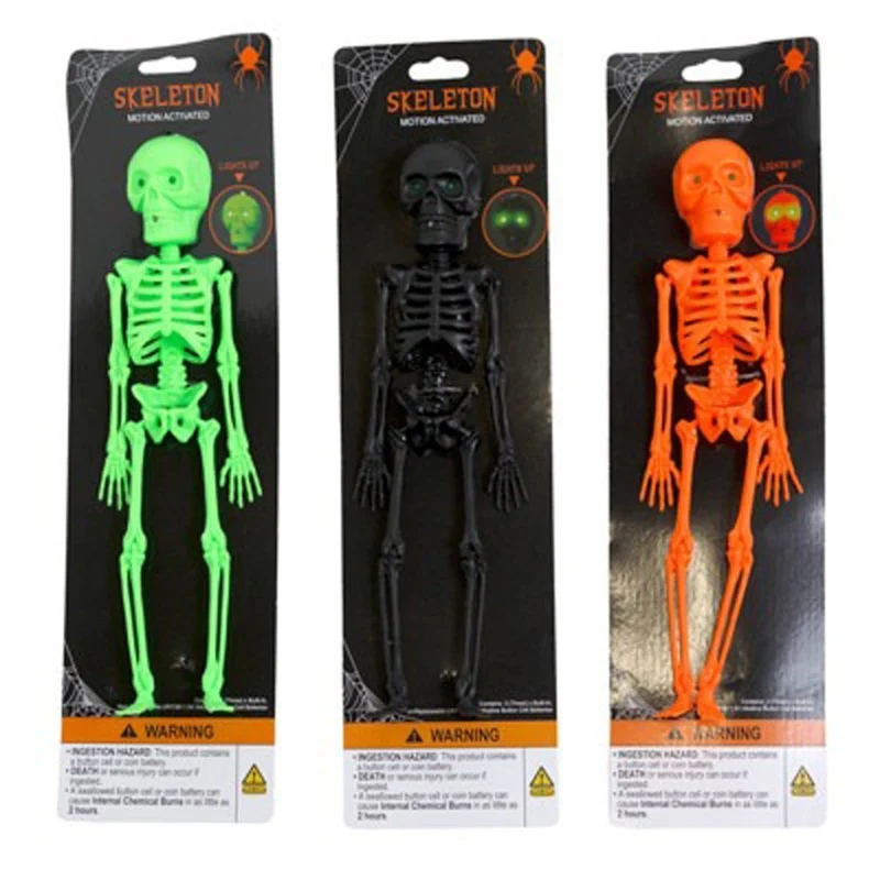 Skeleton with Light and Sound, 10 Inches, Assortment, 1 Count