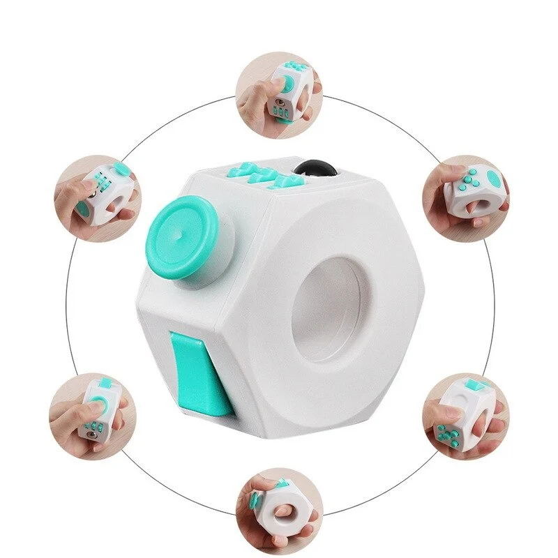 Fidget cube anneaux 6 faces