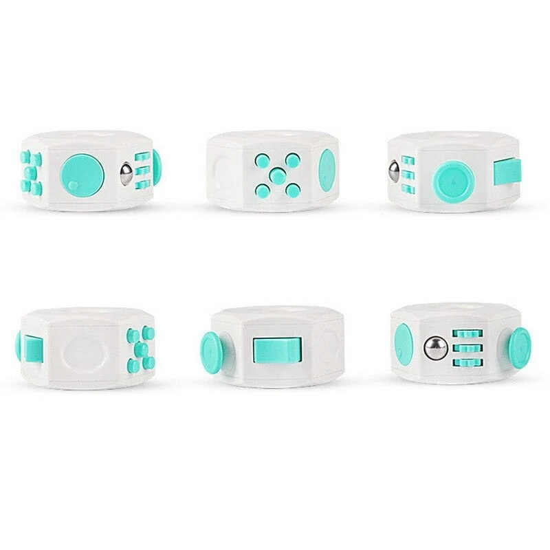 Fidget cube anneaux 6 faces violet