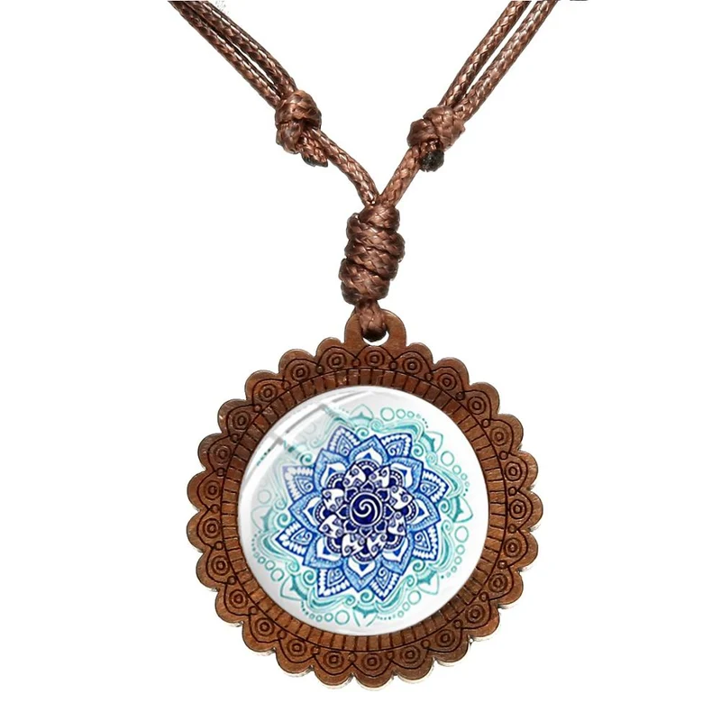 Collier chakra géométrique