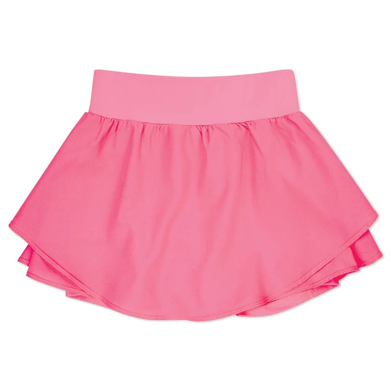 Iscream Coral Skater Skort Youth Polyester Spandex Blend