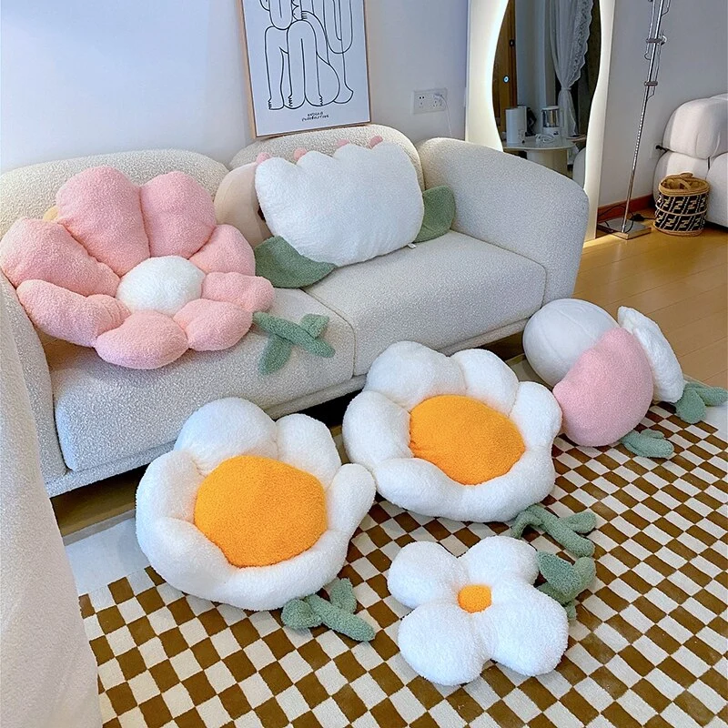 Coussin de méditation Lombaire Mignon en Forme de Fleur MOMO