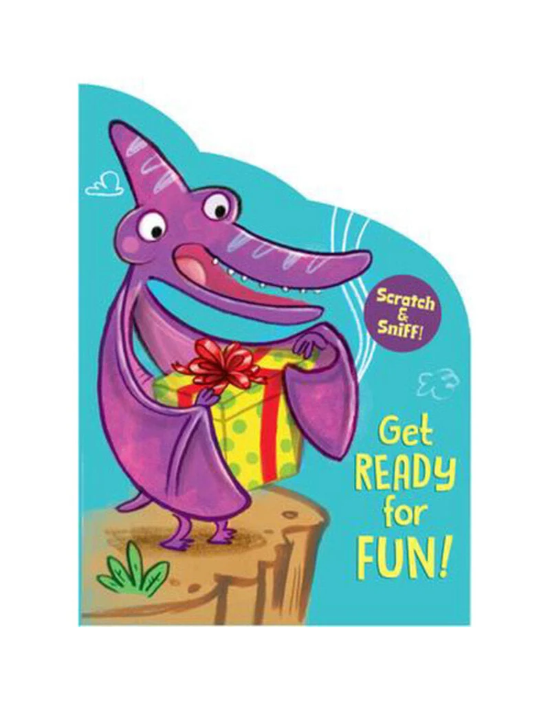 BIRTHDAY CARD: DINOSAUR SCRATCH & SNIFF