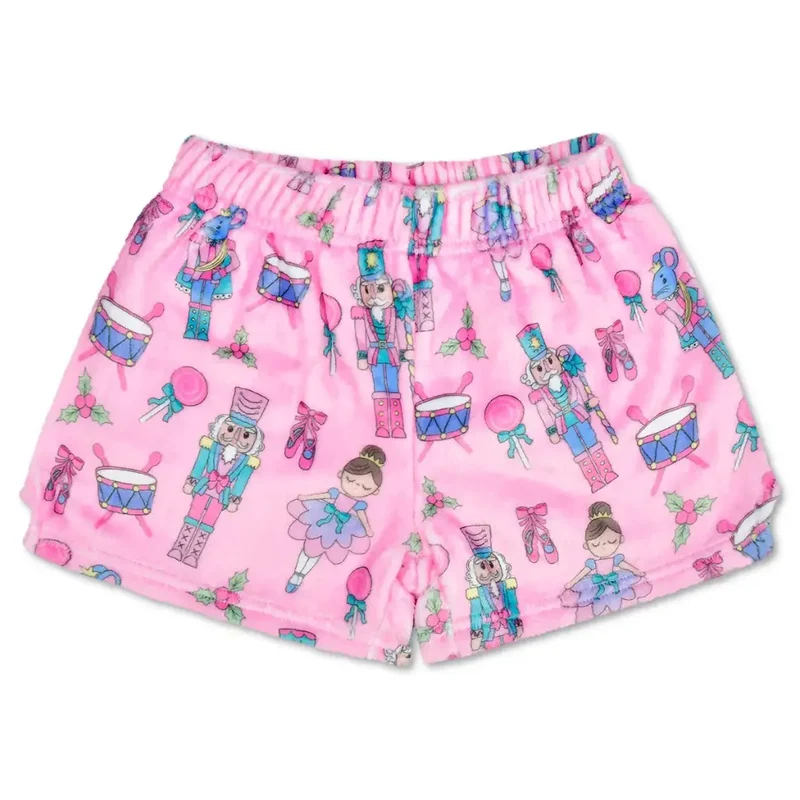 Nutcracker Waltz Plush Shorts - Large
