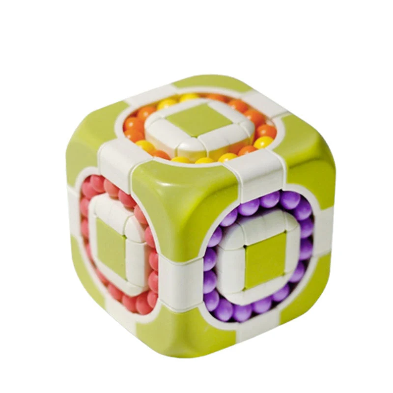 Cube antistress énigme magique rotative rose