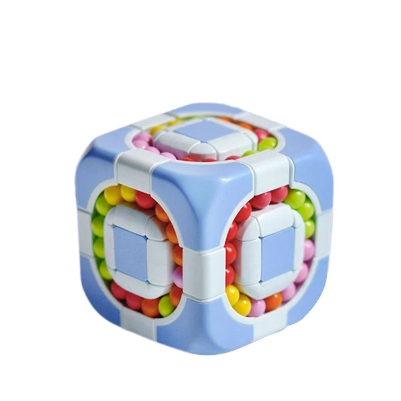 Cube antistress énigme magique rotative rose
