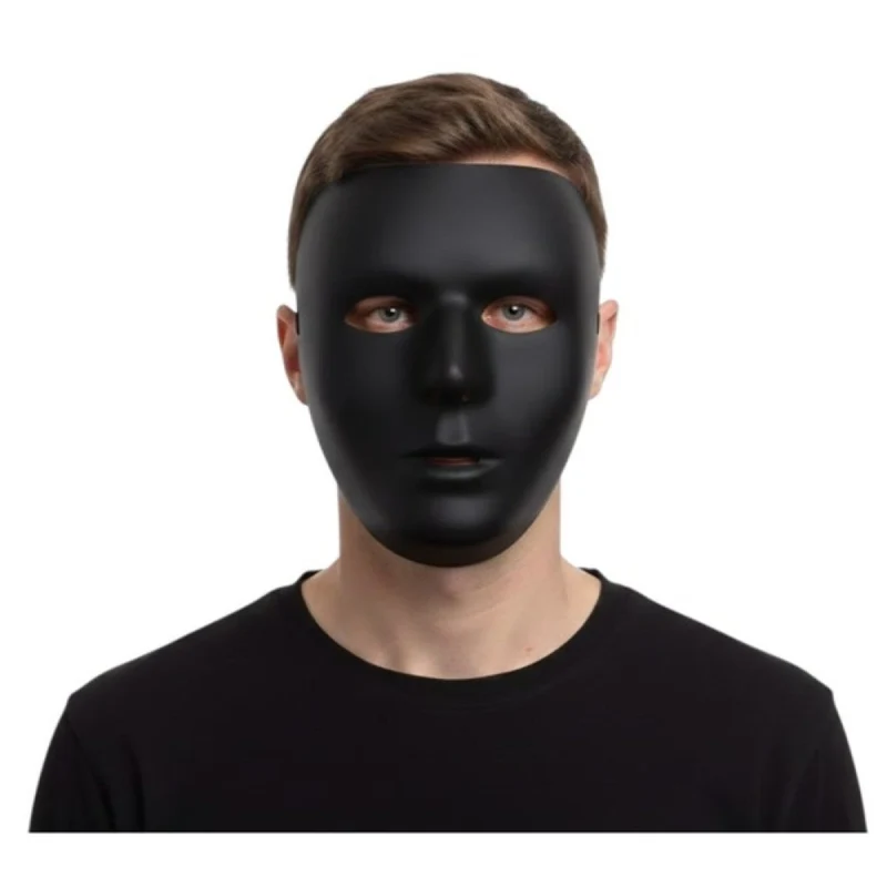Black Full Face Mask for Adults