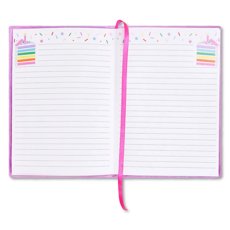 Iscream Piece of Cake Journal Furry Cover