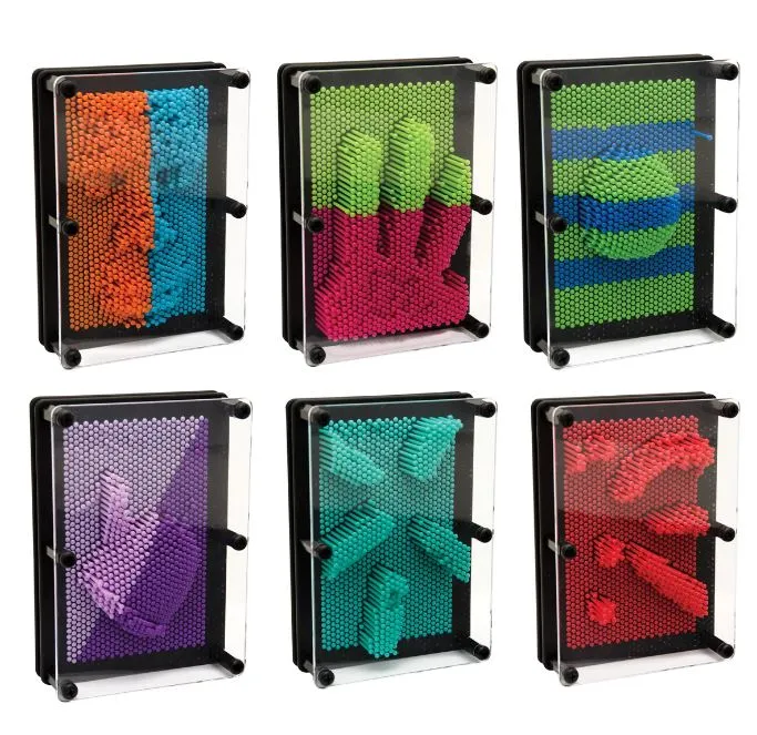 Large Colorful Pin Art - one random color