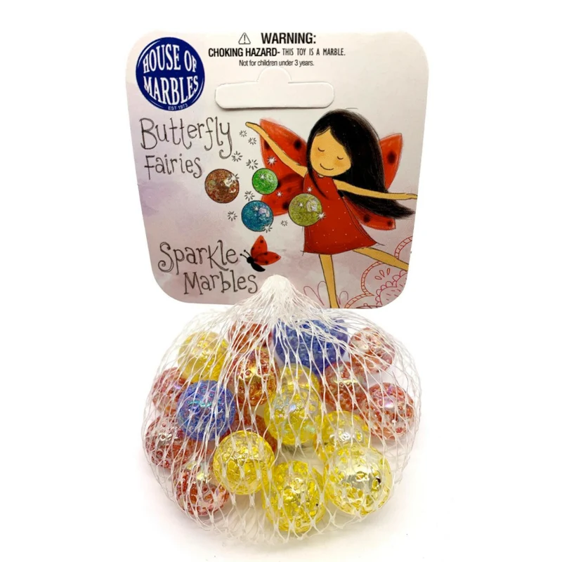 Butterfly Fairy Bag of Marbles