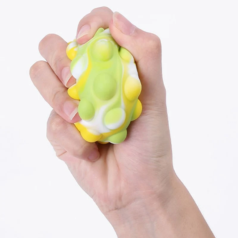 Balle anti stress 3D en silicone pop it