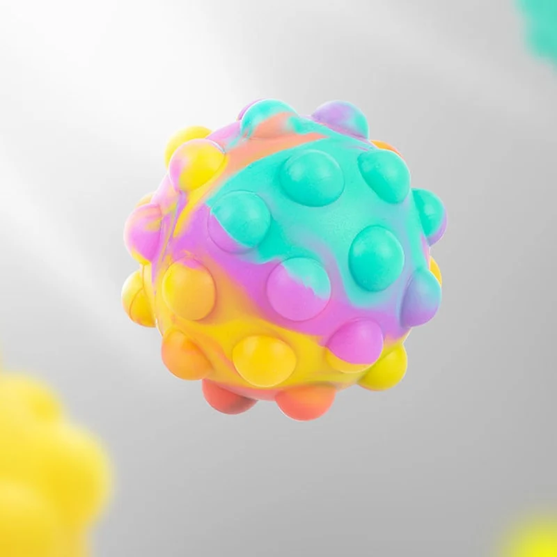 Balle anti stress 3D en silicone pop it