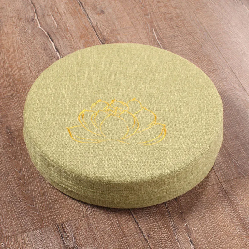 Coussin de méditation Yoga avec fleur de lotus