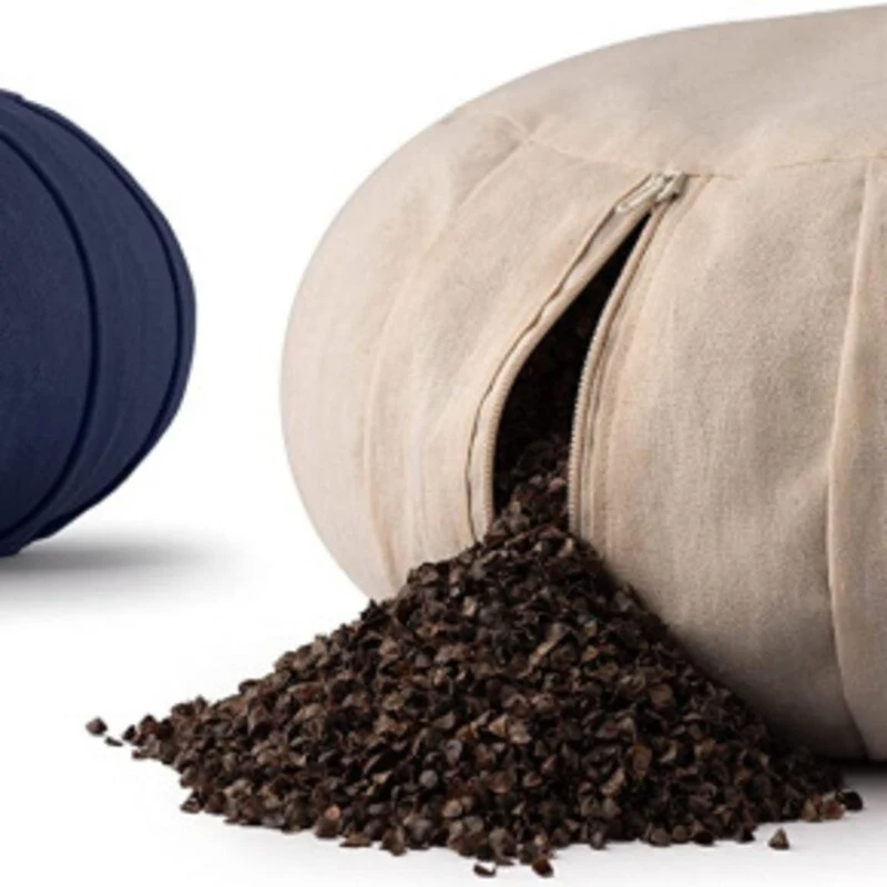 Coussin de Méditation Zafu en Sarrasin pour Yoga