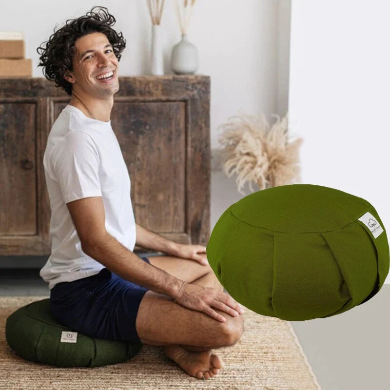 Coussin de Méditation Zafu en Sarrasin pour Yoga