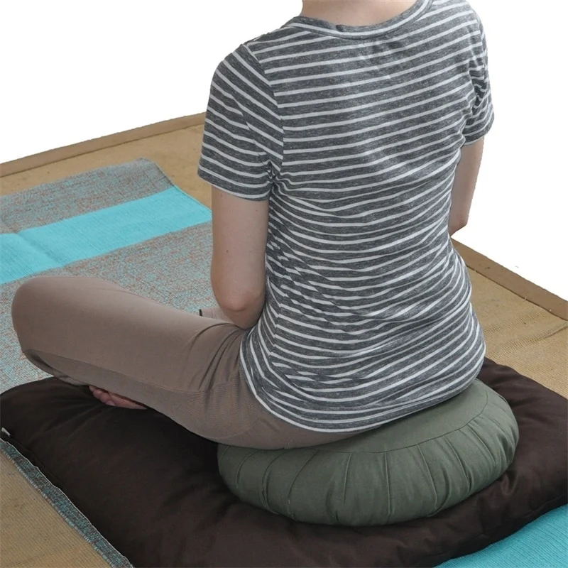 Coussin de Méditation Zafu en Sarrasin pour Yoga