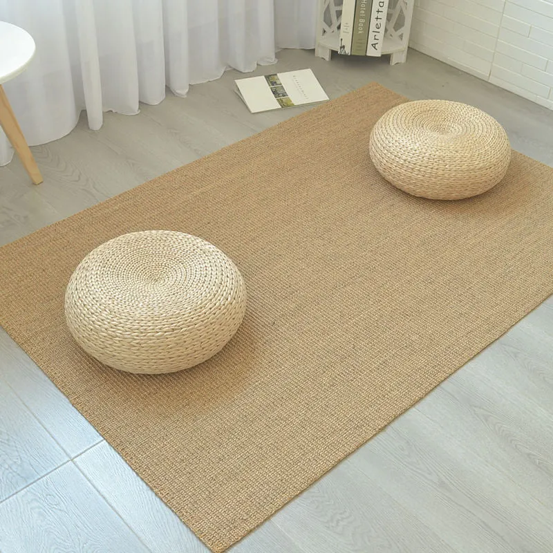 Coussin de Méditation en Paille Naturelle