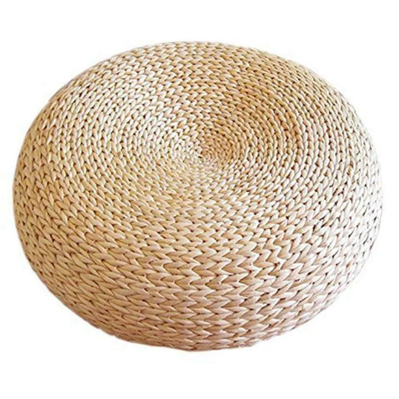 Coussin de Méditation confortable en Paille Naturelle :
