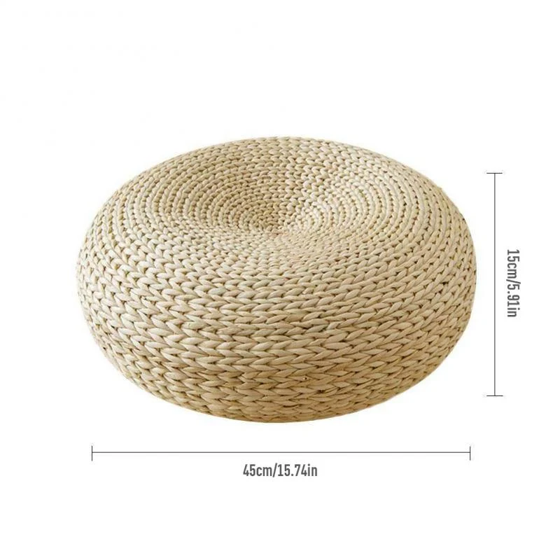 Coussin de Méditation confortable en Paille Naturelle :