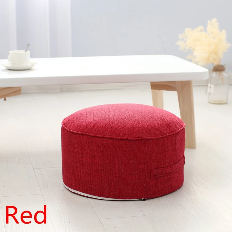 Coussin de Médiation et Siège Rond en Lin