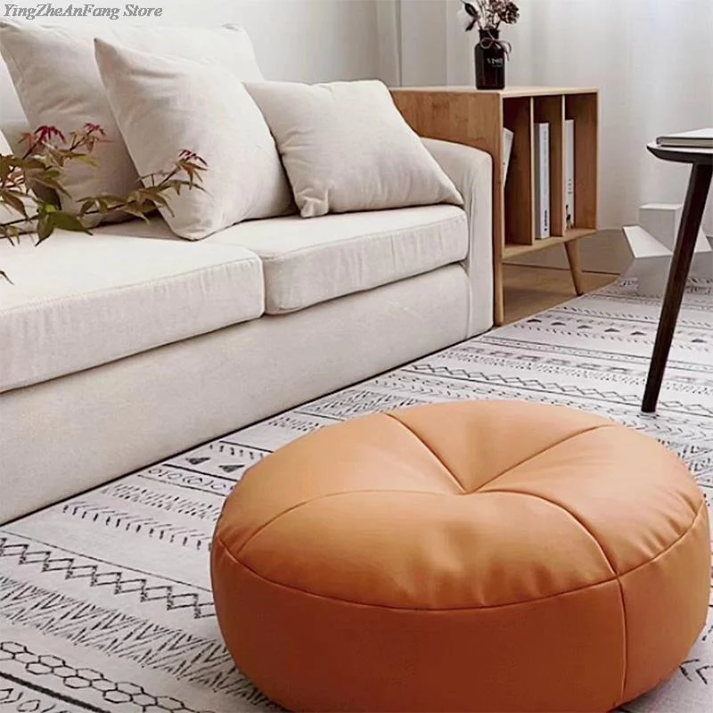 Coussin de Méditation Tatami de Style Japonais en Cuir PU