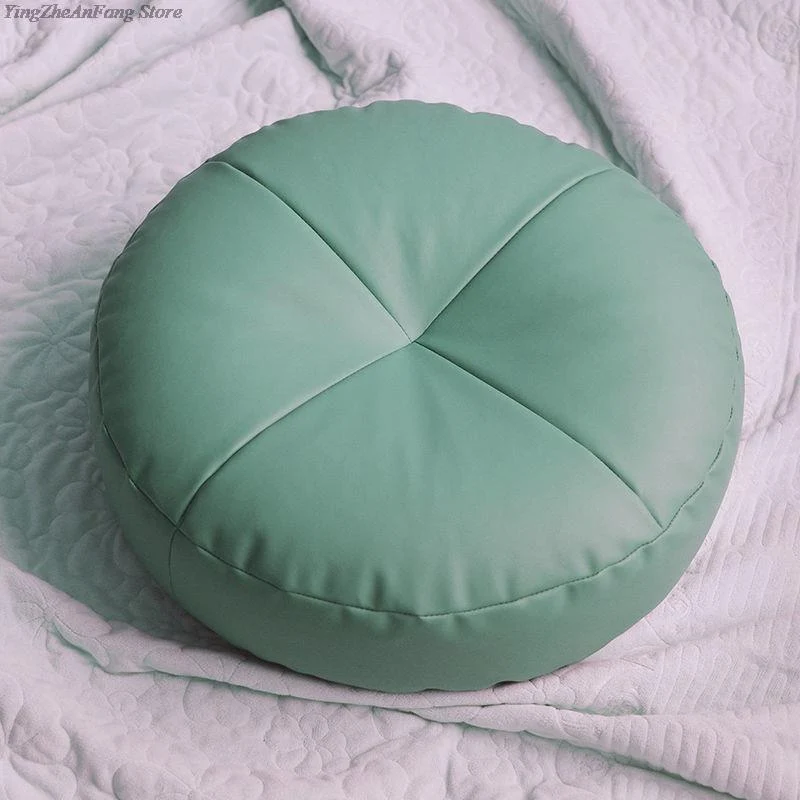 Coussin de Méditation Tatami de Style Japonais en Cuir PU