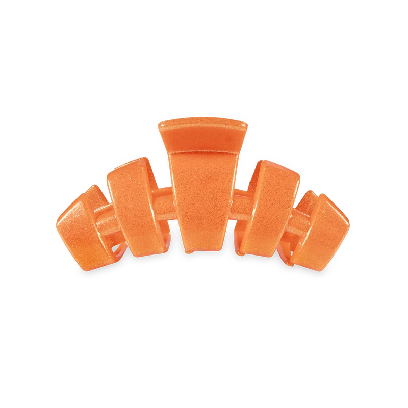 TELETIES Classic Showbiz Small Claw Clip Orange