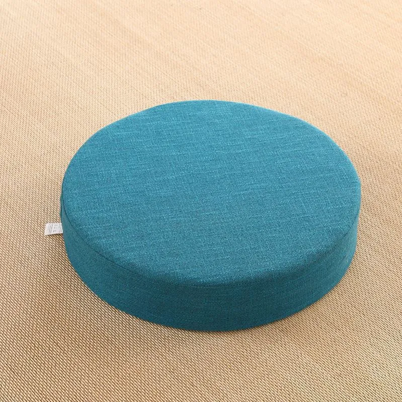 Coussin de Méditation en Tissu avec Texture Ferme