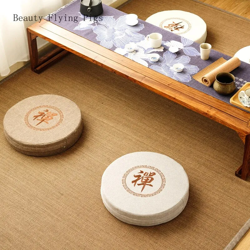 Coussin de Méditation Tatami Rond