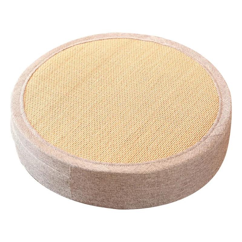 Coussin de Sol en Paille Naturelle de Style Japonais